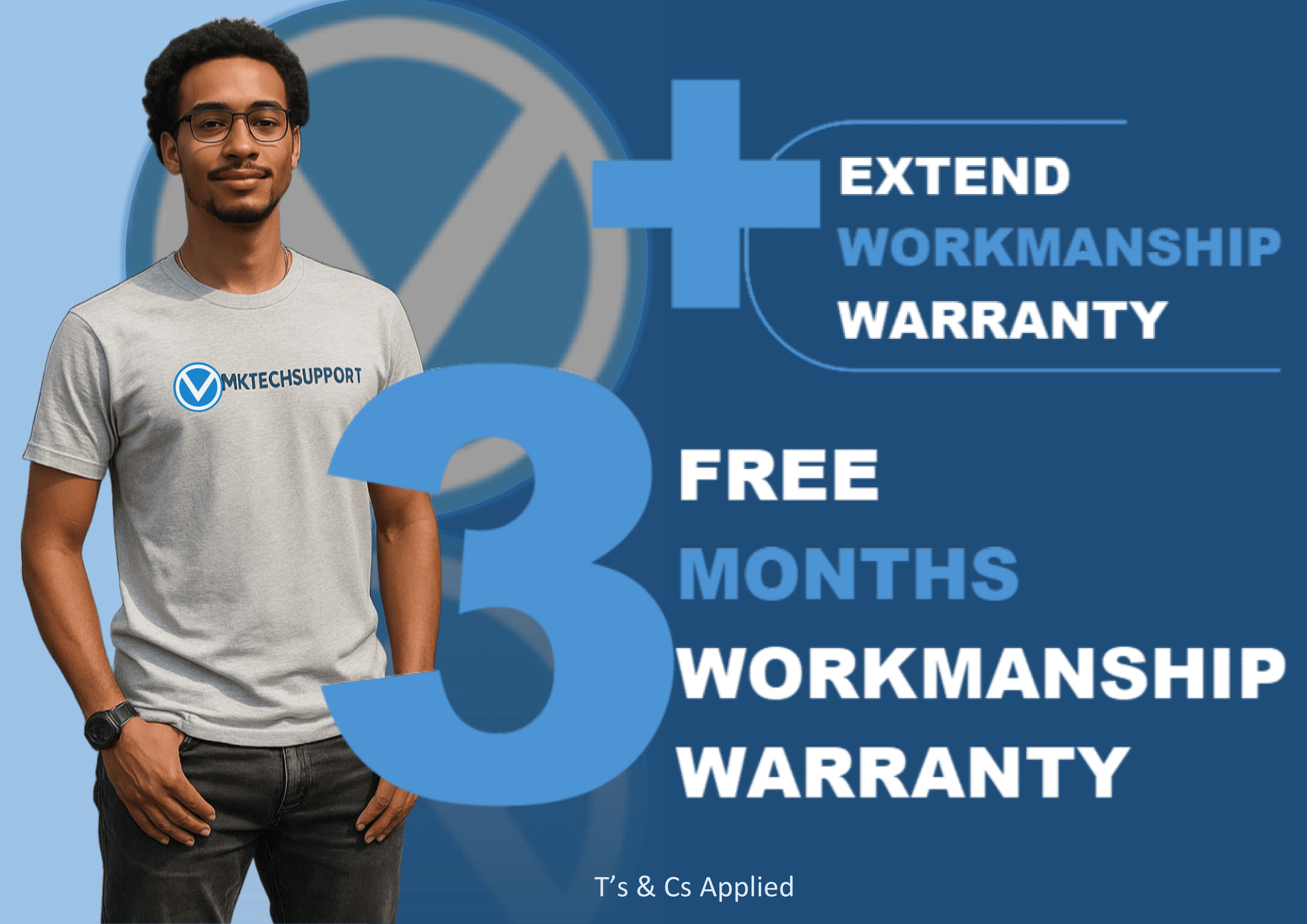3-Month Workmanship Warranty